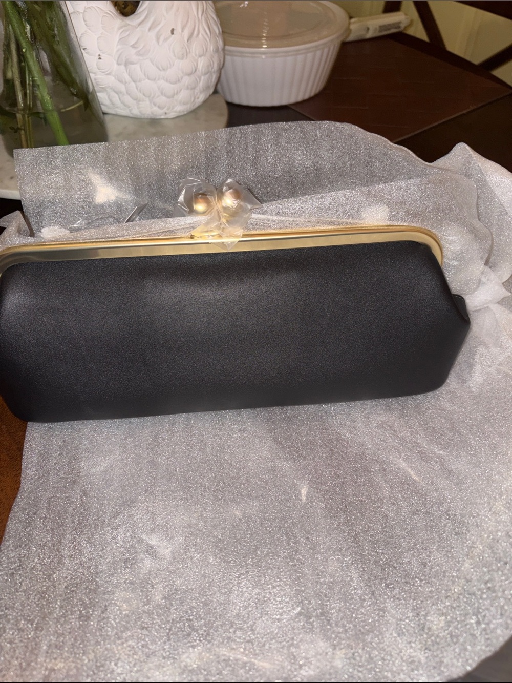Coach Kisslock 30 Clutch/shoulder Bag NWT Black or Maple Color Option